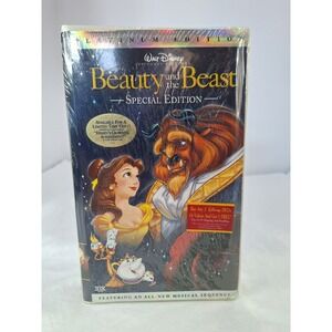 Disney Beauty and the Beast VHS Special Platinum Edition Sealed THX 25732